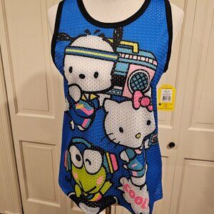 Zumba x Hello Kitty Blue Tank Top Size S NWT